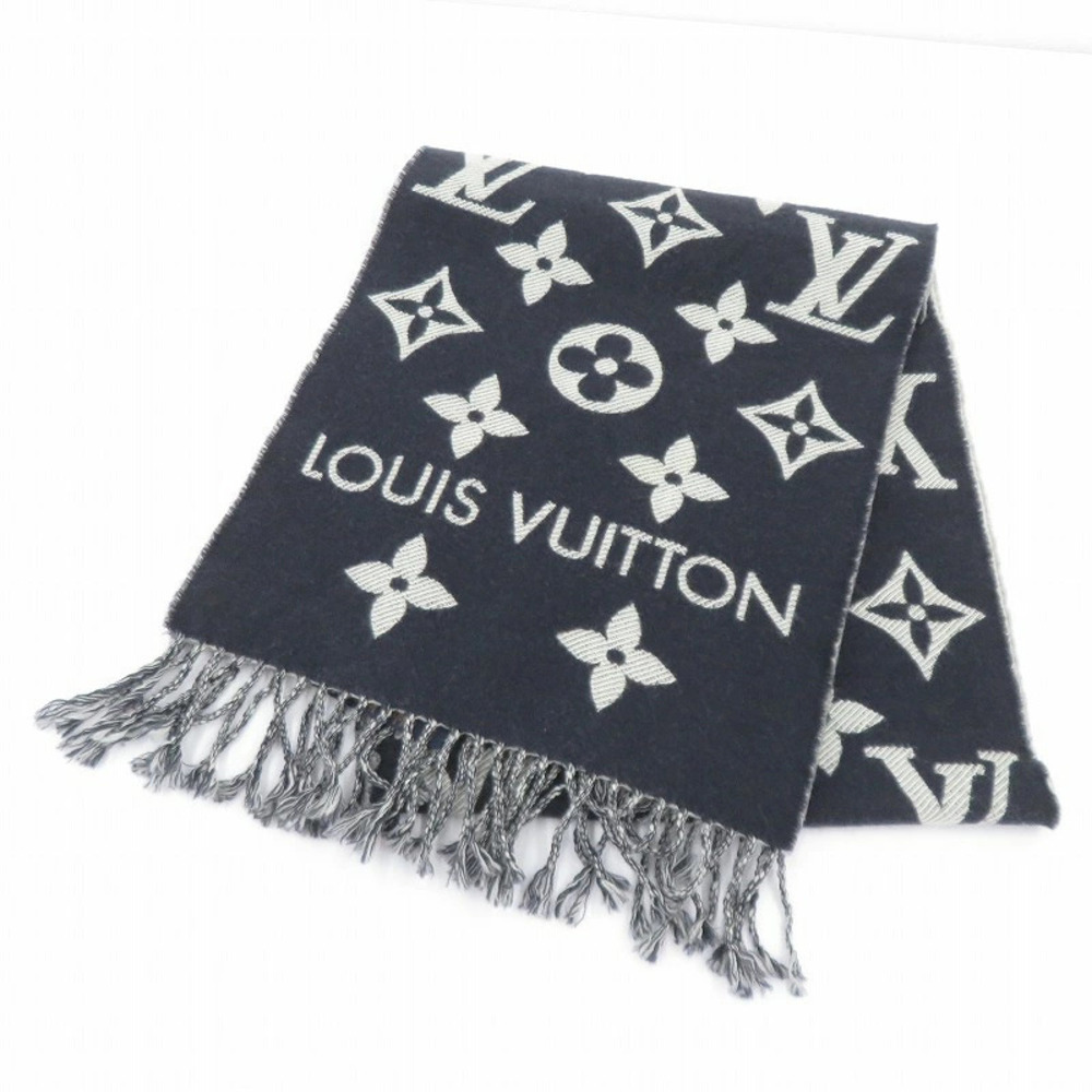 LOUIS VUITTON Echarpe Simply LV Scarf Black